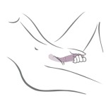 ROCKS-OFF - GEMINI DUAL VIBRATOR G-SPOT STYMULATOR ÅECHTACZKI FIOLETOWY